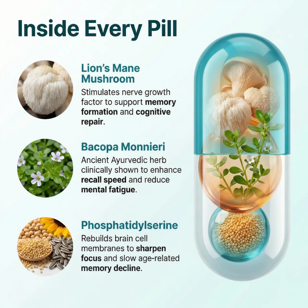 NutraWood™ Neuro Guard – Memory & Cognitive Support