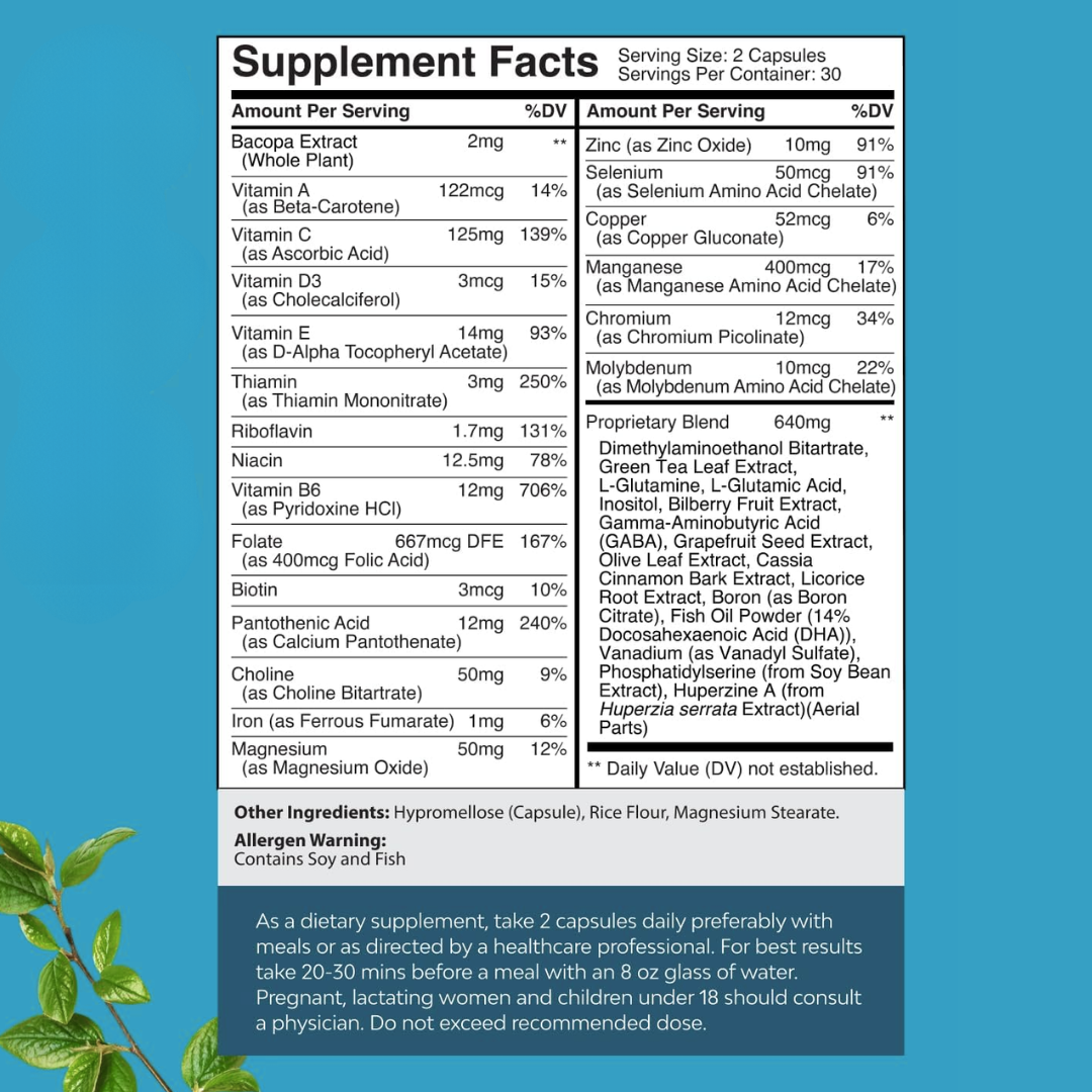 NutraWood™ Neuro Guard – Memory & Cognitive Support